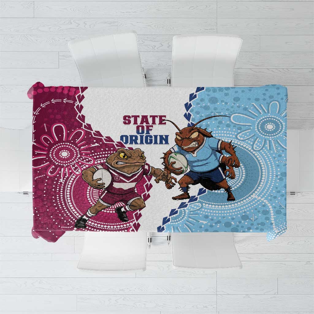 QLD Maroons and NSW Blues 2025 Tablecloth Come On Together