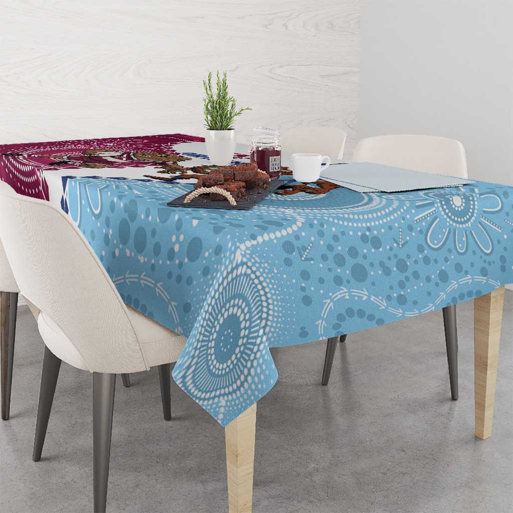 QLD Maroons and NSW Blues 2025 Tablecloth Come On Together