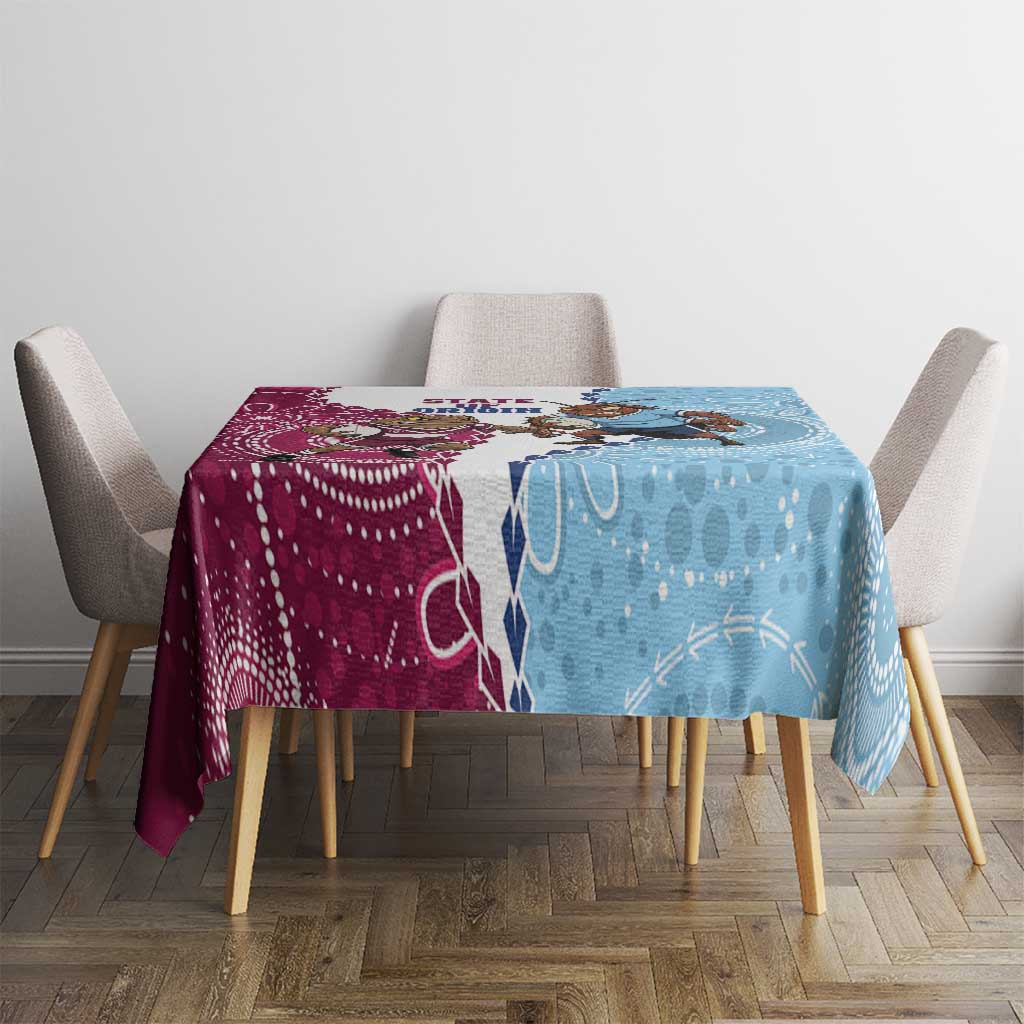 QLD Maroons and NSW Blues 2025 Tablecloth Come On Together