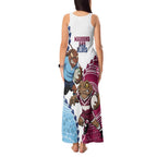 QLD Maroons and NSW Blues 2025 Tank Maxi Dress Come On Together