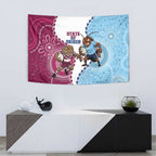 QLD Maroons and NSW Blues 2025 Tapestry Come On Together