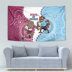 QLD Maroons and NSW Blues 2025 Tapestry Come On Together