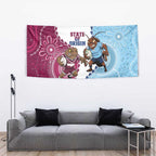 QLD Maroons and NSW Blues 2025 Tapestry Come On Together