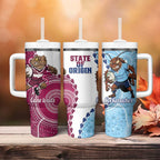 QLD Maroons and NSW Blues 2025 Tumbler With Handle Come On Together