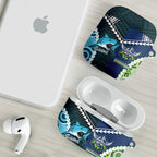 Rugby Sharks and Raiders AirPods Case 2026 Together Aboriginal Polynesian Pattern