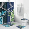 Rugby Sharks and Raiders Bathroom Set 2026 Together Aboriginal Polynesian Pattern