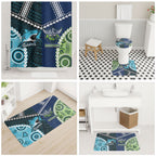 Rugby Sharks and Raiders Bathroom Set 2026 Together Aboriginal Polynesian Pattern