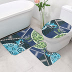 Rugby Sharks and Raiders Bathroom Set 2026 Together Aboriginal Polynesian Pattern