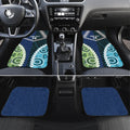 Custom Rugby Sharks and Raiders Car Mats 2026 Together Aboriginal Polynesian Pattern