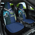 Rugby Sharks and Raiders Car Seat Cover 2026 Together Aboriginal Polynesian Pattern