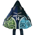 Custom Rugby Sharks and Raiders Cloak 2026 Together Aboriginal Polynesian Pattern