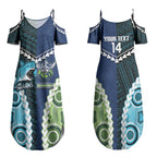 Custom Rugby Sharks and Raiders Couples Matching Summer Maxi Dress and Long Sleeve Button Shirt 2026 Together Aboriginal Polynesian Pattern LT14