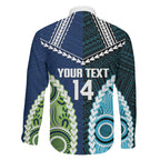 Custom Rugby Sharks and Raiders Family Matching Puletasi and Hawaiian Shirt 2026 Together Aboriginal Polynesian Pattern