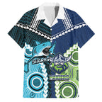 Custom Rugby Sharks and Raiders Family Matching Summer Maxi Dress and Hawaiian Shirt 2026 Together Aboriginal Polynesian Pattern