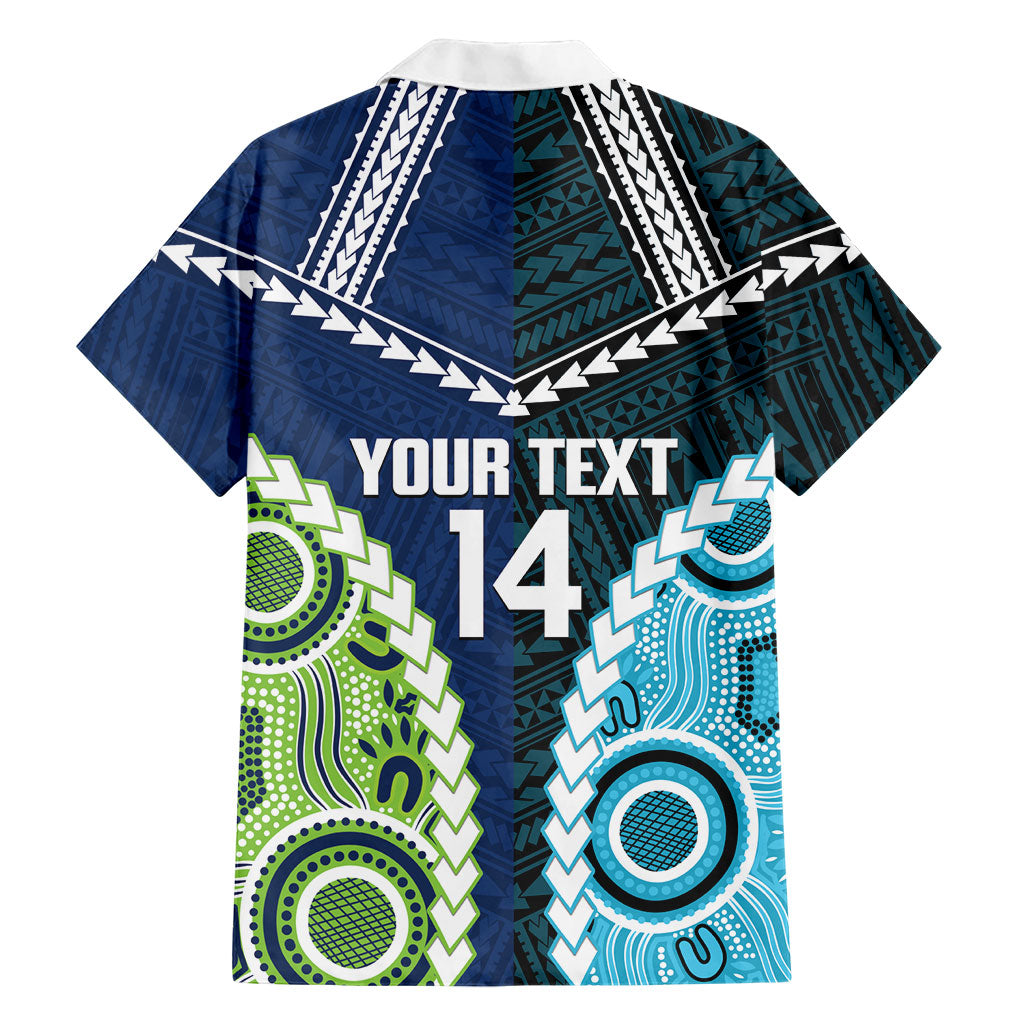 Custom Rugby Sharks and Raiders Family Matching Tank Maxi Dress and Hawaiian Shirt 2026 Together Aboriginal Polynesian Pattern