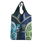 Rugby Sharks and Raiders Grocery Bag 2026 Together Aboriginal Polynesian Pattern