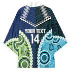 Custom Rugby Sharks and Raiders Kimono 2026 Together Aboriginal Polynesian Pattern