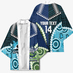 Custom Rugby Sharks and Raiders Kimono 2026 Together Aboriginal Polynesian Pattern