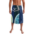 Custom Rugby Sharks and Raiders Lavalava 2026 Together Aboriginal Polynesian Pattern