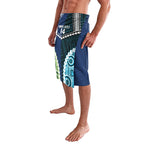 Custom Rugby Sharks and Raiders Lavalava 2026 Together Aboriginal Polynesian Pattern