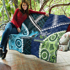 Rugby Sharks and Raiders Quilt 2026 Together Aboriginal Polynesian Pattern