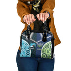 Rugby Sharks and Raiders Shoulder Handbag 2026 Together Aboriginal Polynesian Pattern