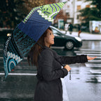 Rugby Sharks and Raiders Umbrella 2026 Together Aboriginal Polynesian Pattern