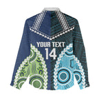 Custom Rugby Sharks and Raiders Women Casual Shirt 2026 Together Aboriginal Polynesian Pattern