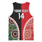 Custom Rugby Panthers and Dolphins Basketball Jersey 2026 Together Aboriginal Polynesian Pattern