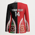 Custom Rugby Panthers and Dolphins Blazer 2026 Together Aboriginal Polynesian Pattern
