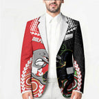 Custom Rugby Panthers and Dolphins Blazer 2026 Together Aboriginal Polynesian Pattern