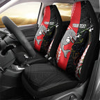 Custom Rugby Panthers and Dolphins Car Seat Cover 2026 Together Aboriginal Polynesian Pattern