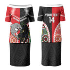 Custom Rugby Panthers and Dolphins Couples Matching Puletasi and Long Sleeve Button Shirt 2026 Together Aboriginal Polynesian Pattern LT14