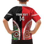 Custom Rugby Panthers and Dolphins Family Matching Mermaid Dress and Hawaiian Shirt 2026 Together Aboriginal Polynesian Pattern