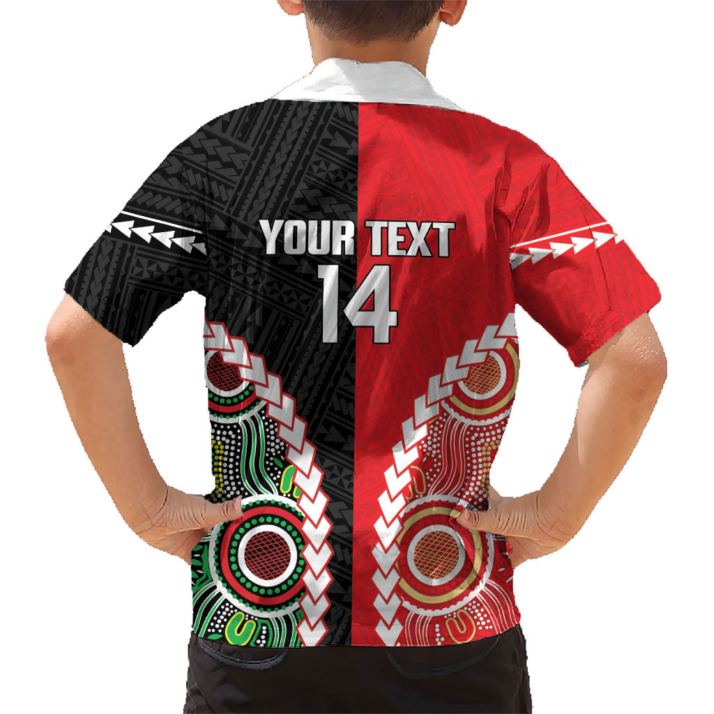 Custom Rugby Panthers and Dolphins Family Matching Summer Maxi Dress and Hawaiian Shirt 2026 Together Aboriginal Polynesian Pattern