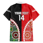 Custom Rugby Panthers and Dolphins Family Matching Tank Maxi Dress and Hawaiian Shirt 2026 Together Aboriginal Polynesian Pattern
