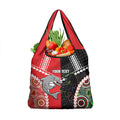 Custom Rugby Panthers and Dolphins Grocery Bag 2026 Together Aboriginal Polynesian Pattern