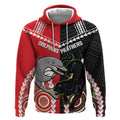 Custom Rugby Panthers and Dolphins Hoodie 2026 Together Aboriginal Polynesian Pattern