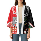 Custom Rugby Panthers and Dolphins Kimono 2026 Together Aboriginal Polynesian Pattern