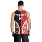 Custom Rugby Panthers and Dolphins Men Tank Top 2026 Together Aboriginal Polynesian Pattern