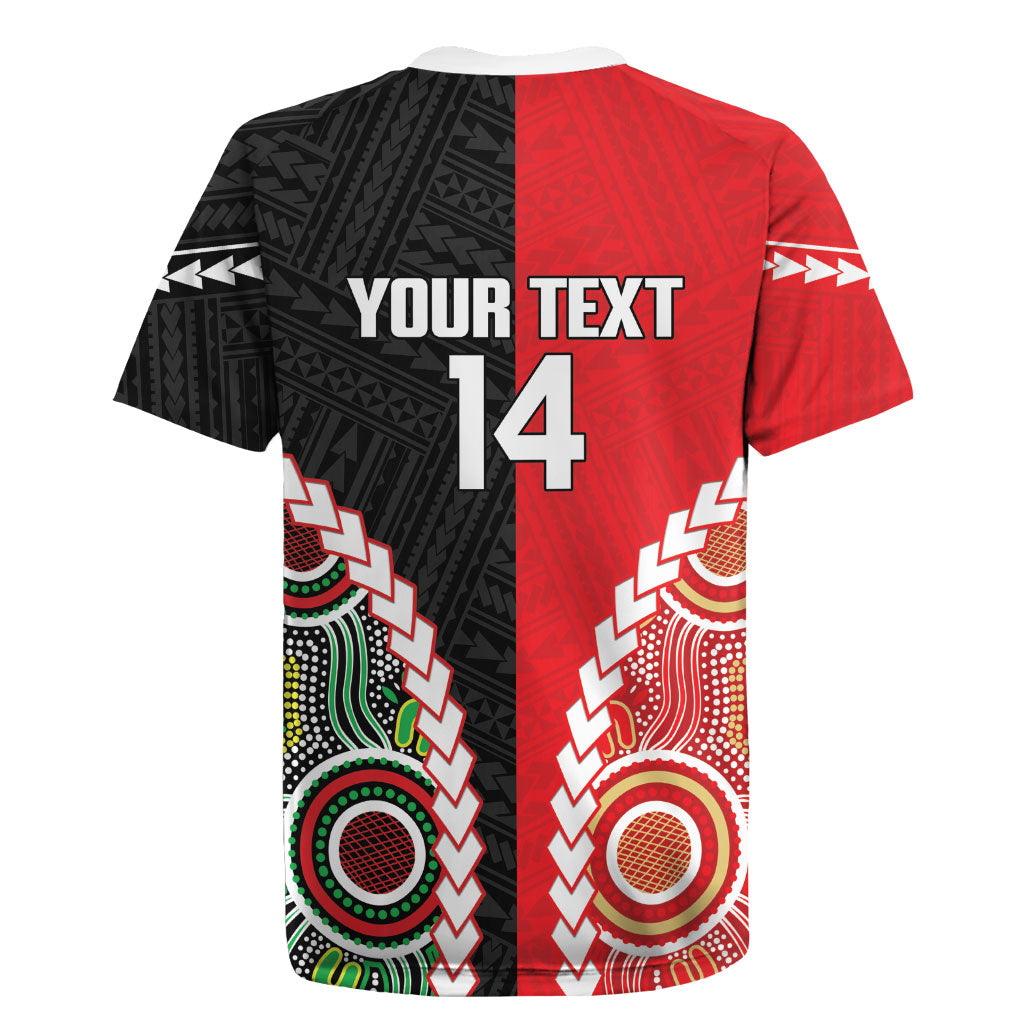 Custom Rugby Panthers and Dolphins Rugby Jersey 2026 Together Aboriginal Polynesian Pattern