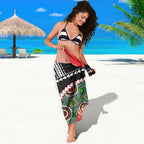 Custom Rugby Panthers and Dolphins Sarong 2026 Together Aboriginal Polynesian Pattern