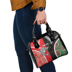 Custom Rugby Panthers and Dolphins Shoulder Handbag 2026 Together Aboriginal Polynesian Pattern