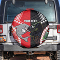 Custom Rugby Panthers and Dolphins Spare Tire Cover 2026 Together Aboriginal Polynesian Pattern