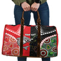 Custom Rugby Panthers and Dolphins Travel Bag 2026 Together Aboriginal Polynesian Pattern