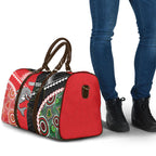 Custom Rugby Panthers and Dolphins Travel Bag 2026 Together Aboriginal Polynesian Pattern