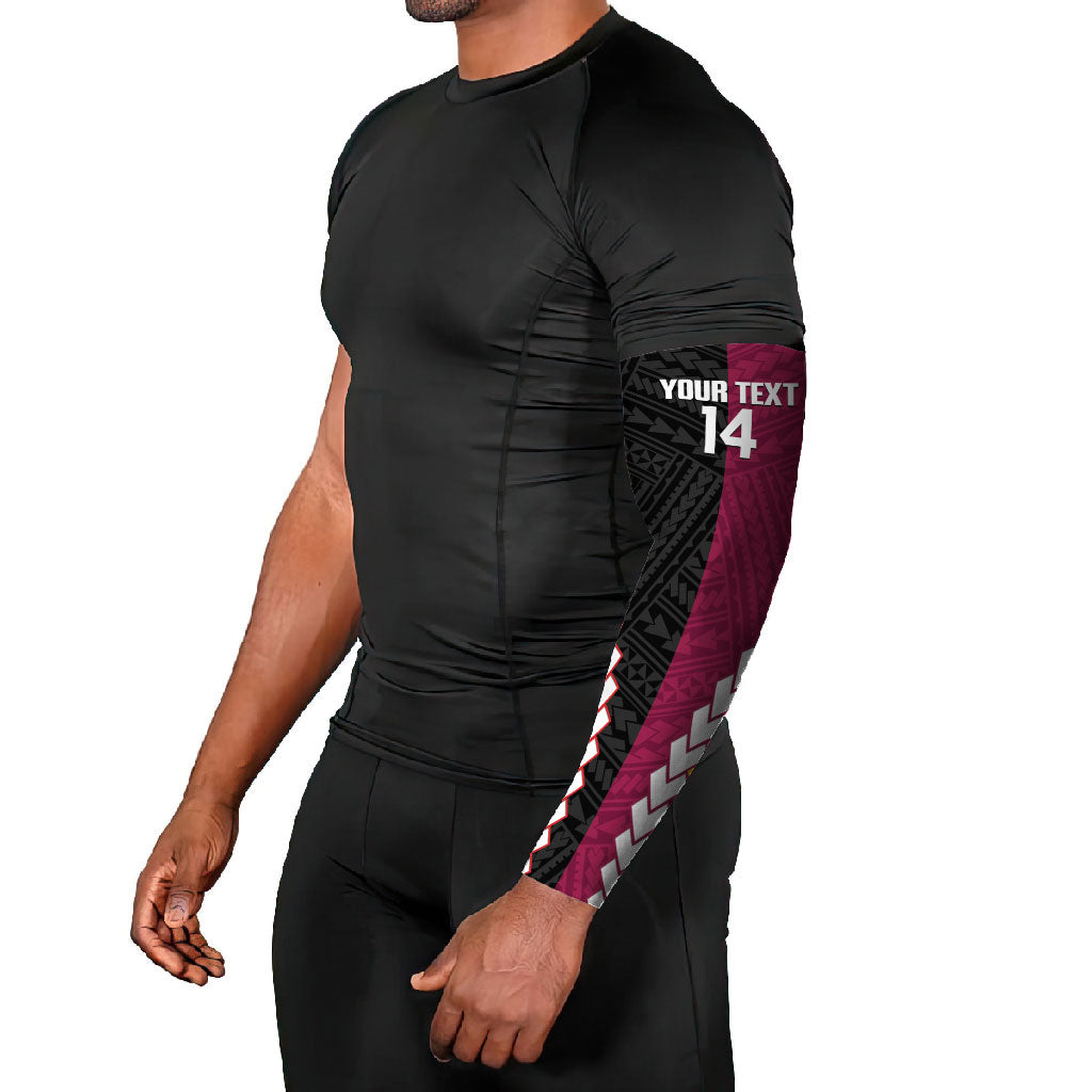 Custom Rugby Panthers and Broncos Arm Sleeves 2026 Together Aboriginal Polynesian Pattern