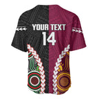Custom Rugby Panthers and Broncos Baseball Jersey 2026 Together Aboriginal Polynesian Pattern