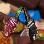 Custom Rugby Panthers and Broncos 4 in 1 Can Cooler Tumbler 2026 Together Aboriginal Polynesian Pattern