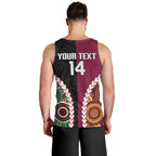 Custom Rugby Panthers and Broncos Men Tank Top 2026 Together Aboriginal Polynesian Pattern